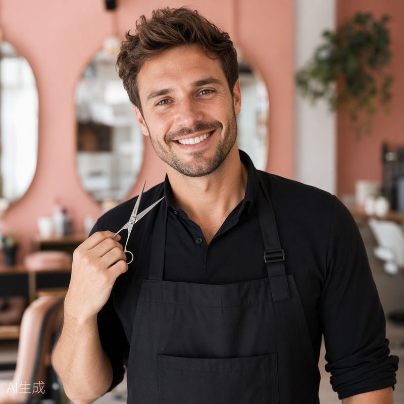 Maël, coiffeur visagiste